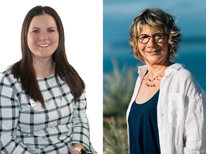 Holly Campbell, deputy director of the Health Department of Northwest Michigan, and Dr. Pennie Foster-Fishman, project leader for the Northwest Michigan Community Health Innovation Region Behavioral Health Initiative.