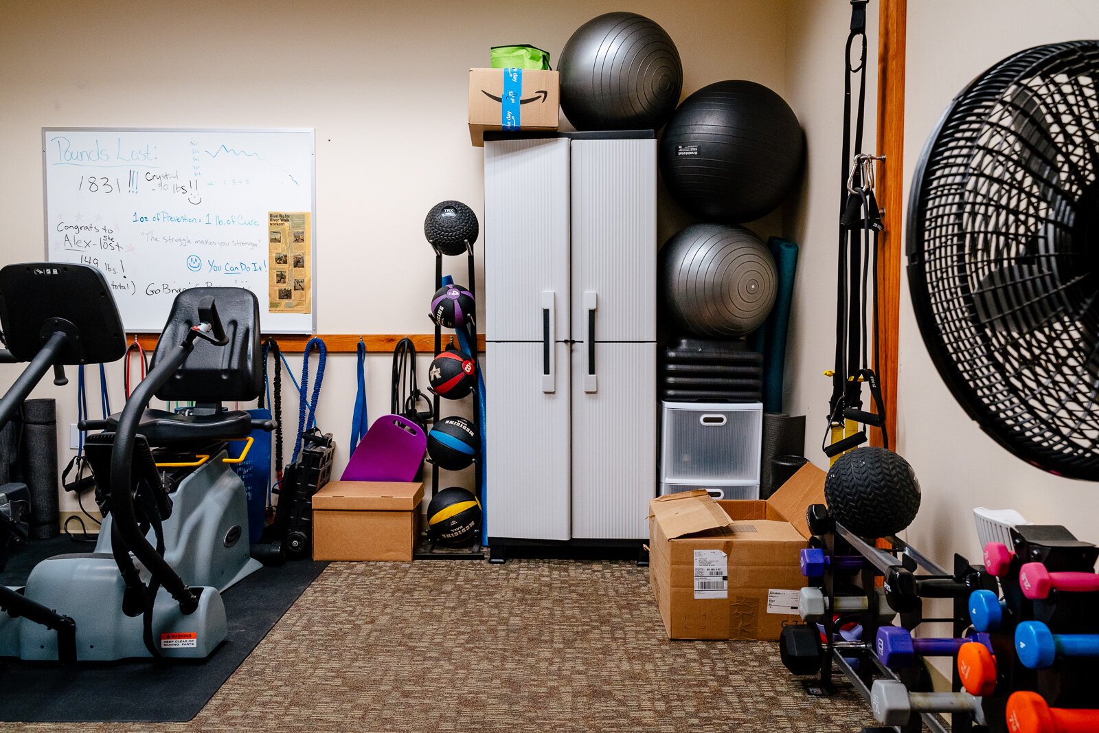 Fitness equipment at St. Clair CMH