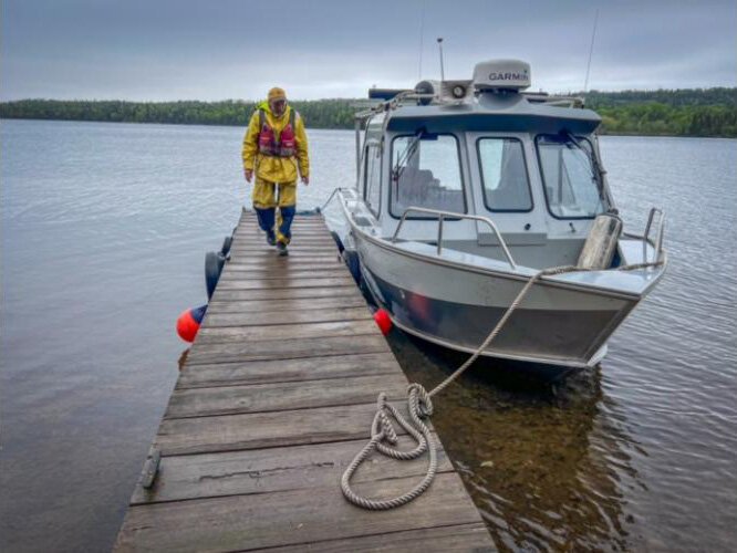 Isle Royale is only accessible by boat or plane, and even largely isolated from internet access.