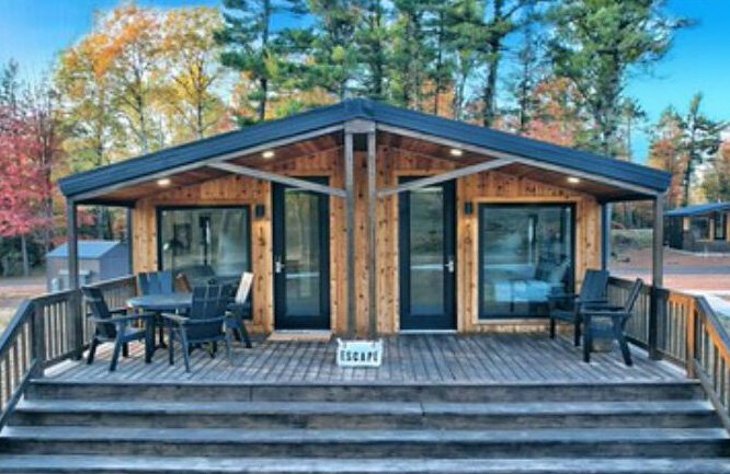 The beloved resort at Iron Mountain added 34 cozy cabins before the ski season.