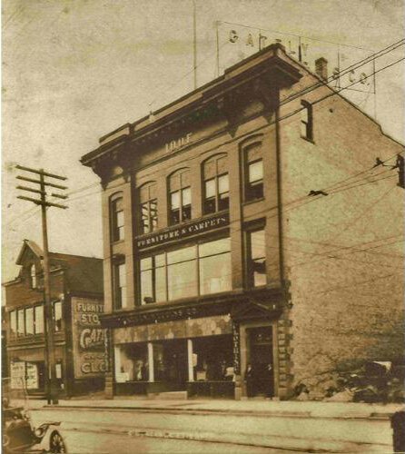 A postcard image of the building slated for renovation.