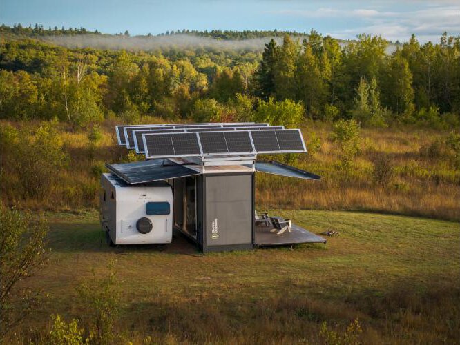 The EO Canopy is fully powered by sustainable sources.