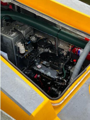 A look inside the Ocean Infinity Autonomous Surface Vessel that launched from the Great Lakes Research Center at MTU Monday.