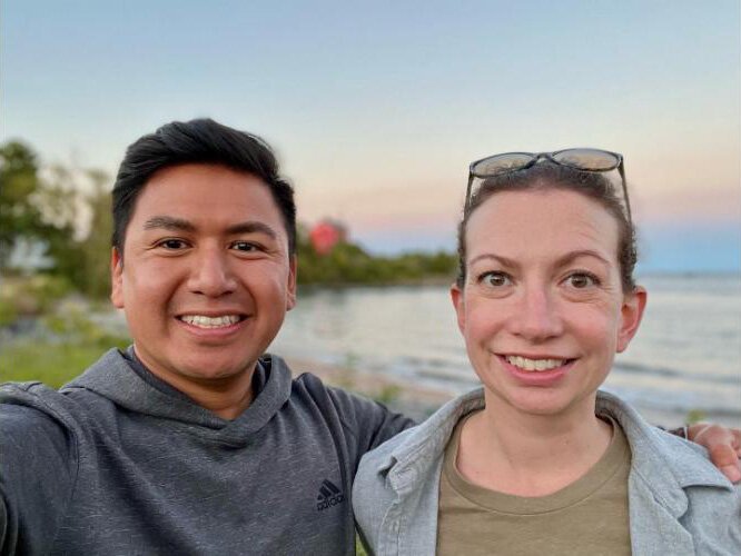 Kristin Behrans and her husband, Antonio Adan, are the partners behind redeveloping the historic bank building.