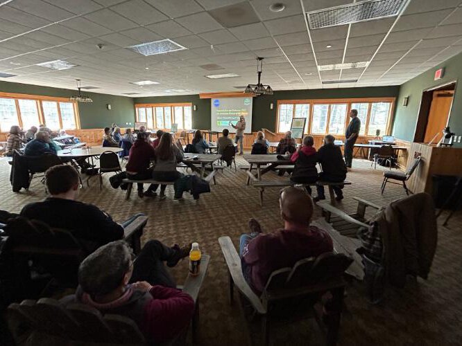 Indoor programs were held at the Keweenaw Mountain Lodge, the home of the U.P.'s Dark Sky Park.