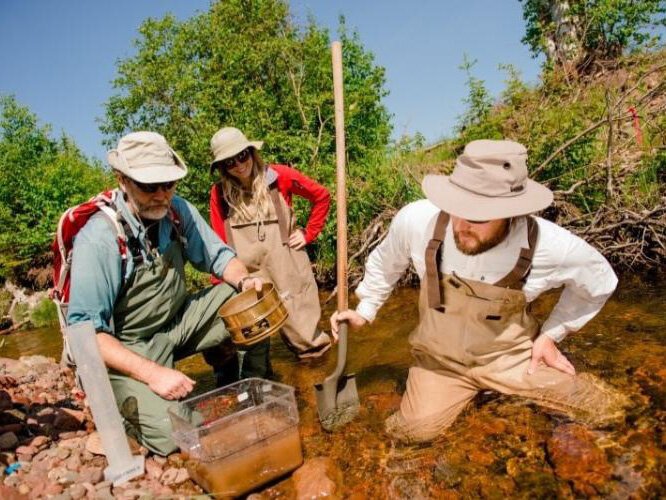 Field work being done through Michigan Technological University.