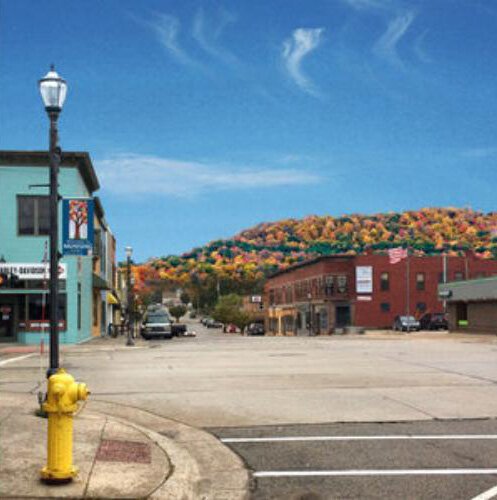 Downtown Munising.