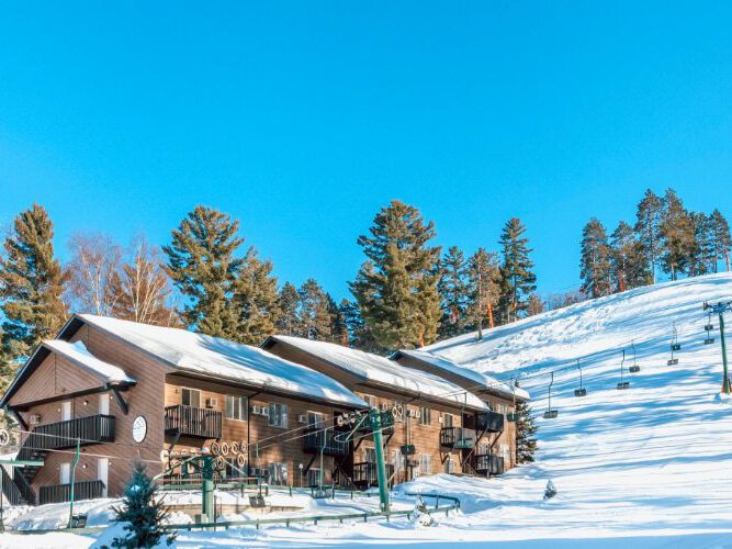 Other Pine Mountain accommodations predated the construction of the main lodge in the 1950s.