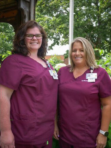 Jennifer Kabat and Claire LaPlaunt, Laboratory Co-Directors at MyMichigan Medical Center Sault.