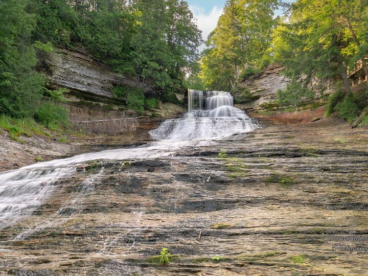 Laughing Whitefish Falls. Photo by Shaun E. Tvetmarken.