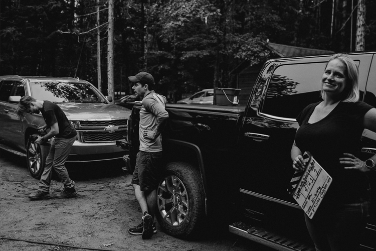 Left to Right: Mountain Media House founders Michael Johns, Seth Anderson, and Elsa Pontbriand﻿