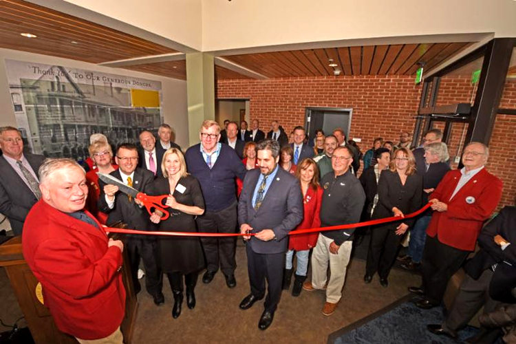 LSSU cuts the ribbon on its new Considine Hall.