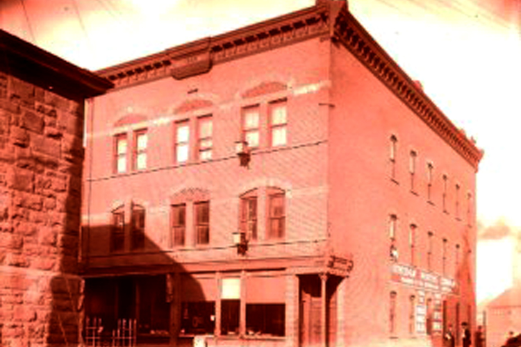 The historic building renovated for the National Park Service in Calumet.