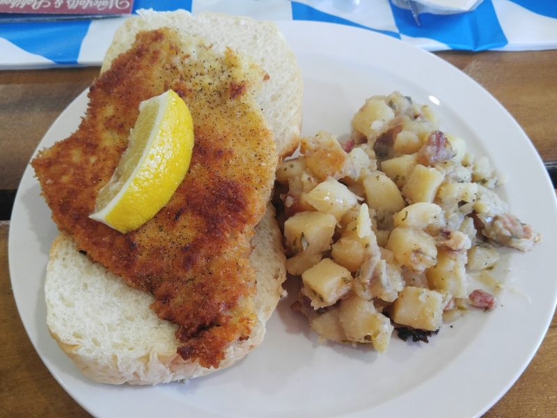Pork schnitzel at Wagener's in Au Train.