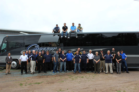 The employees of Checker Transport.