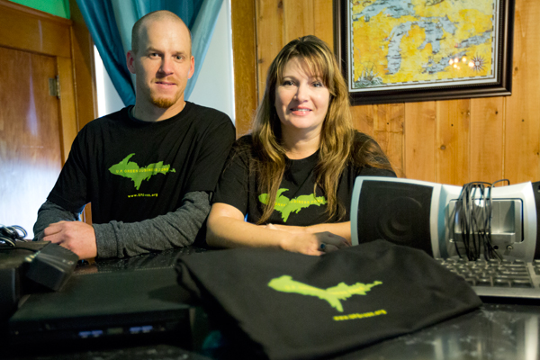 Charlie and Chimene Puska of UP Green Recycling