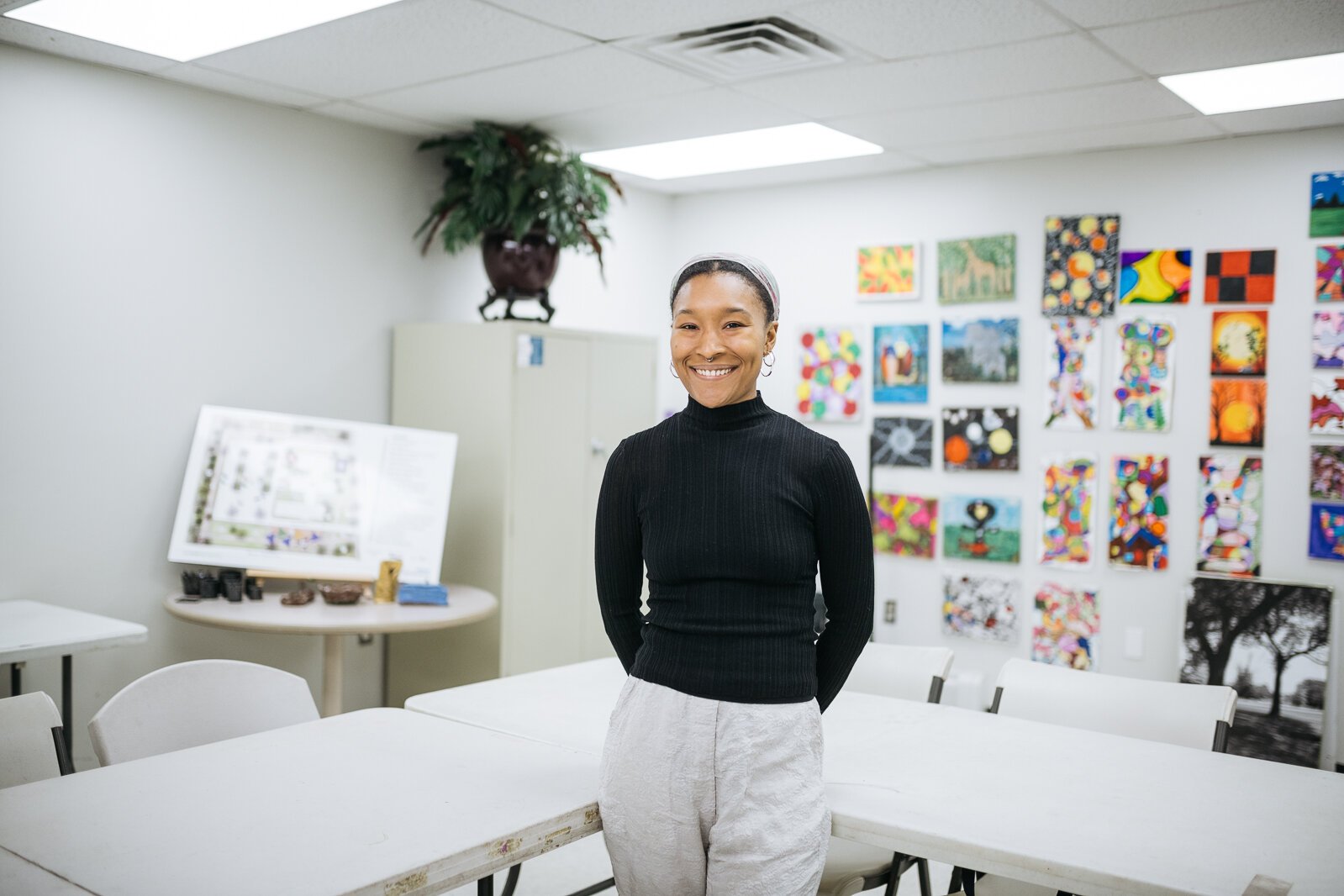 Nayomi Cawthorne at Stoudamire Wellness Hub.