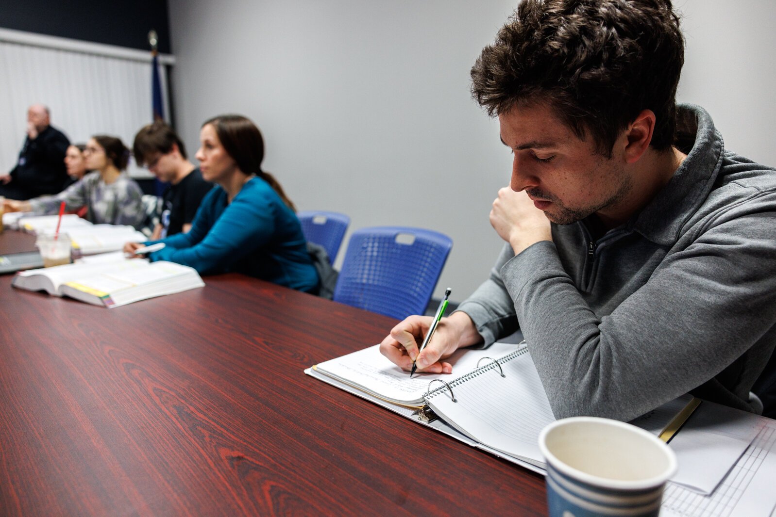 A session of the new EMT training program.