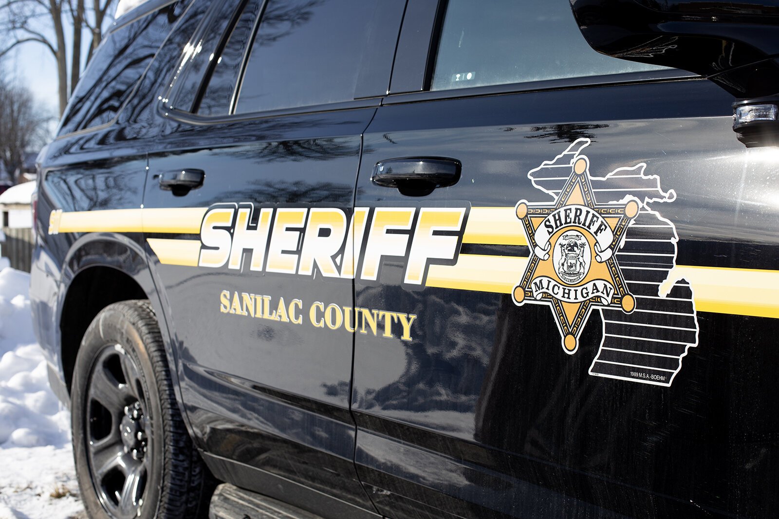 Sanilac County Sheriff on patrol