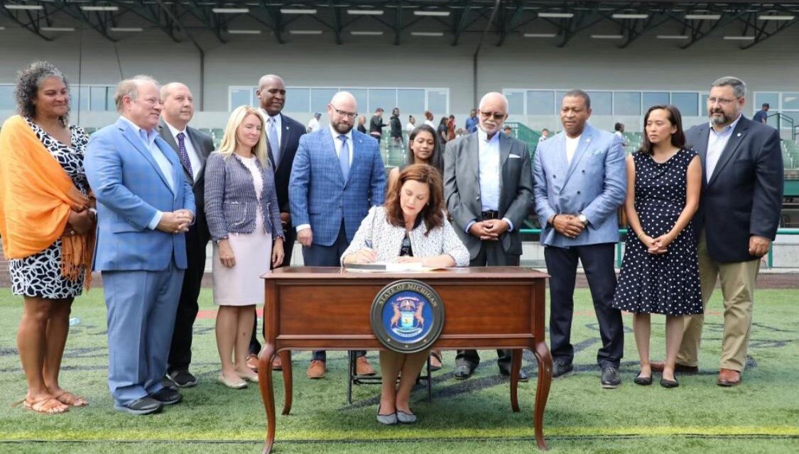Gov. Gretchen Whitmer signs bill creating MI Nonprofit Relief Fund.