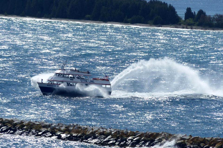 Star Line Ferry to Mackinac Island.
