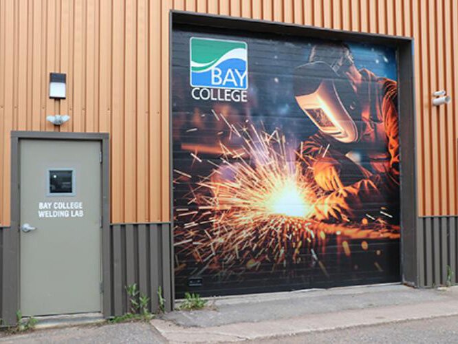 The Bay College Iron Mountain Welding Lab has been relocated to 1900 North Stephenson Avenue.
