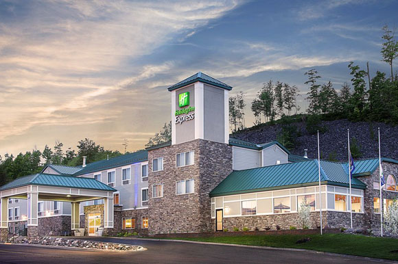 The Holiday Inn Express Houghton-Keweenaw.