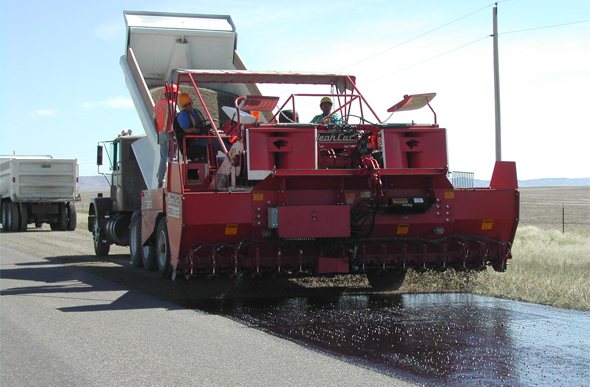Road work -- a summertime scene all across the state.