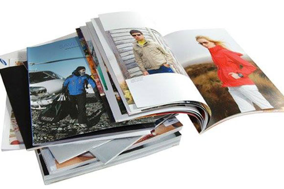 Some of NewPage's paper products.