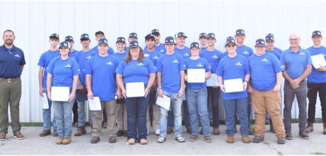Graduates of the fourth Building Trades Summer Camp.