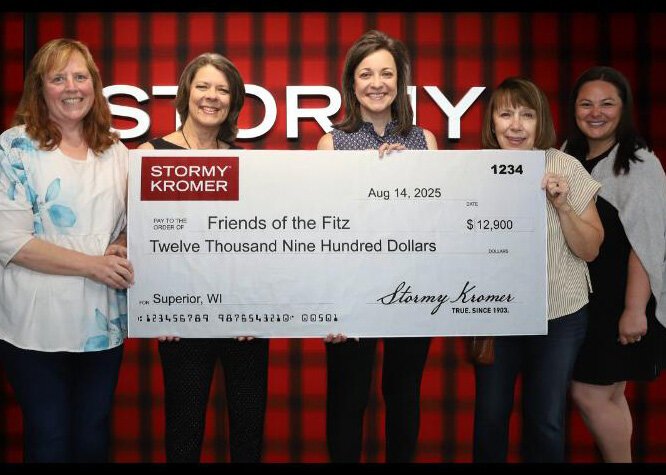 From left to right:  Jenny Van Sickle, Kathy Laakso, Gina Thorsen, Teddie Meronek, and Briana Fiandt.